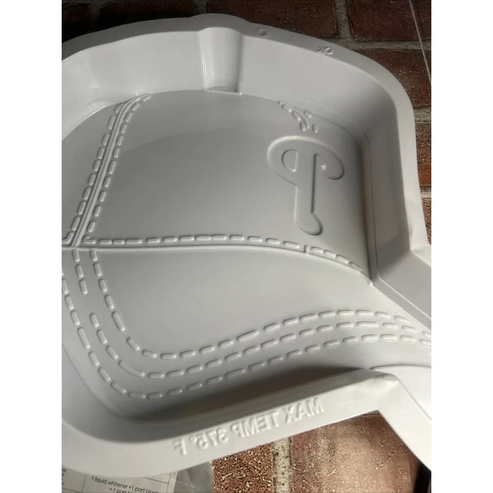 MLB Philadelphia Phillies Fan Cake Mold - Bake, Freeze, Create Plastic Mold